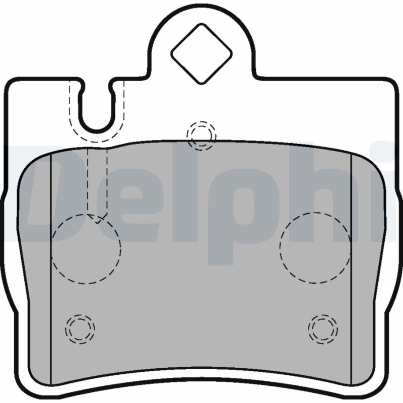 Brake Pad Set, disc brake (Rear axle)  Art. LP1697