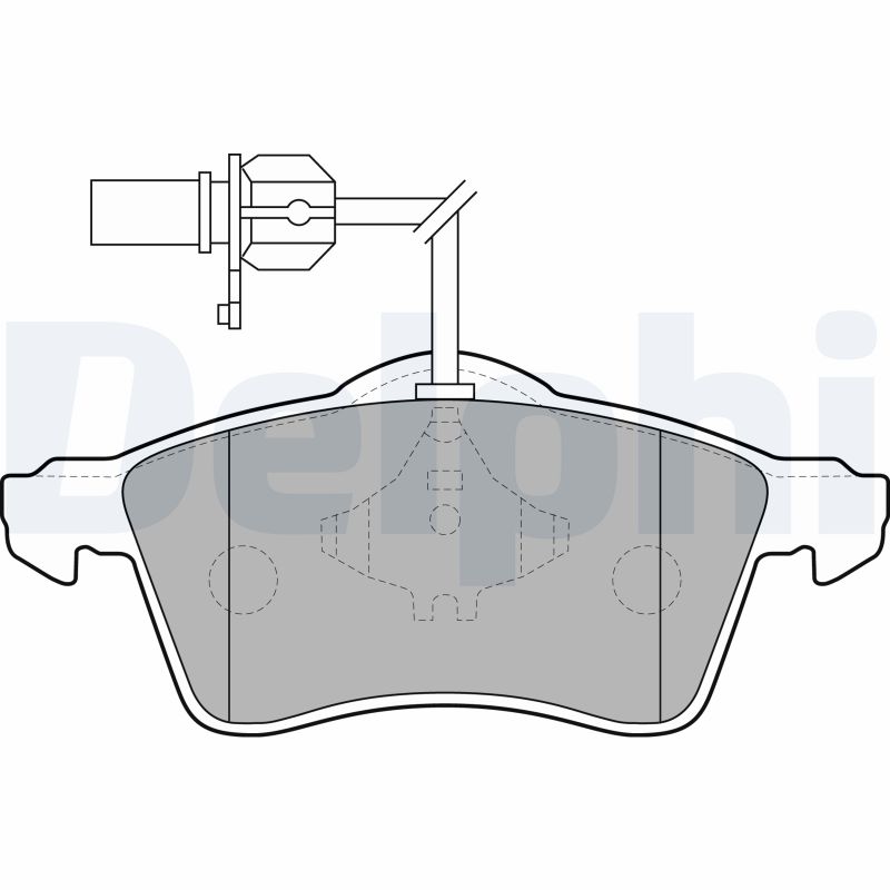 Brake Pad Set, disc brake (Front axle)  Art. LP1707