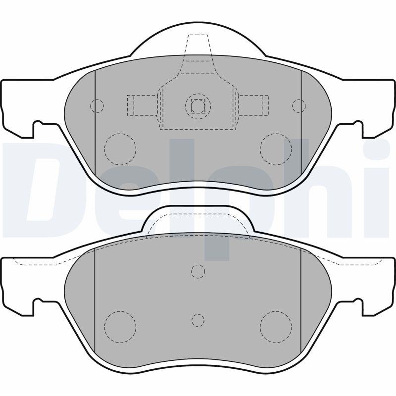 Brake Pad Set, disc brake (Front axle)  Art. LP1714