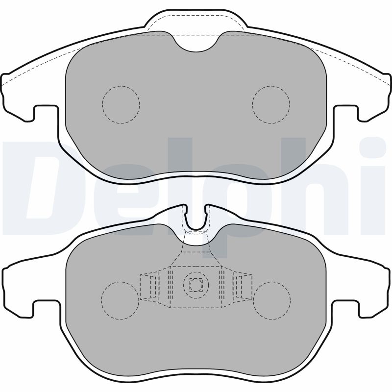 Brake Pad Set, disc brake (Front axle)  Art. LP1723