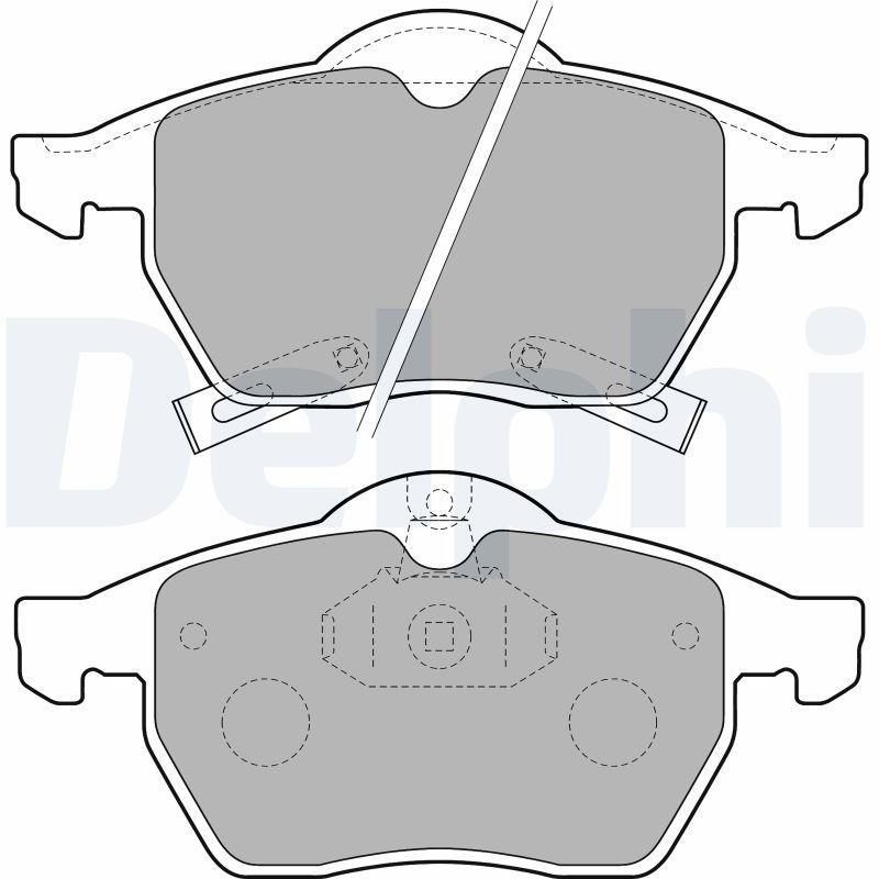 Brake Pad Set, disc brake (Front axle)  Art. LP1731