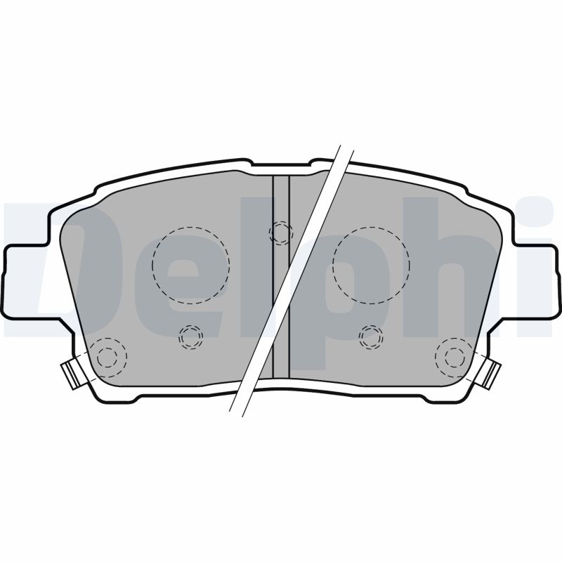 Brake Pad Set, disc brake (Front axle)  Art. LP1742