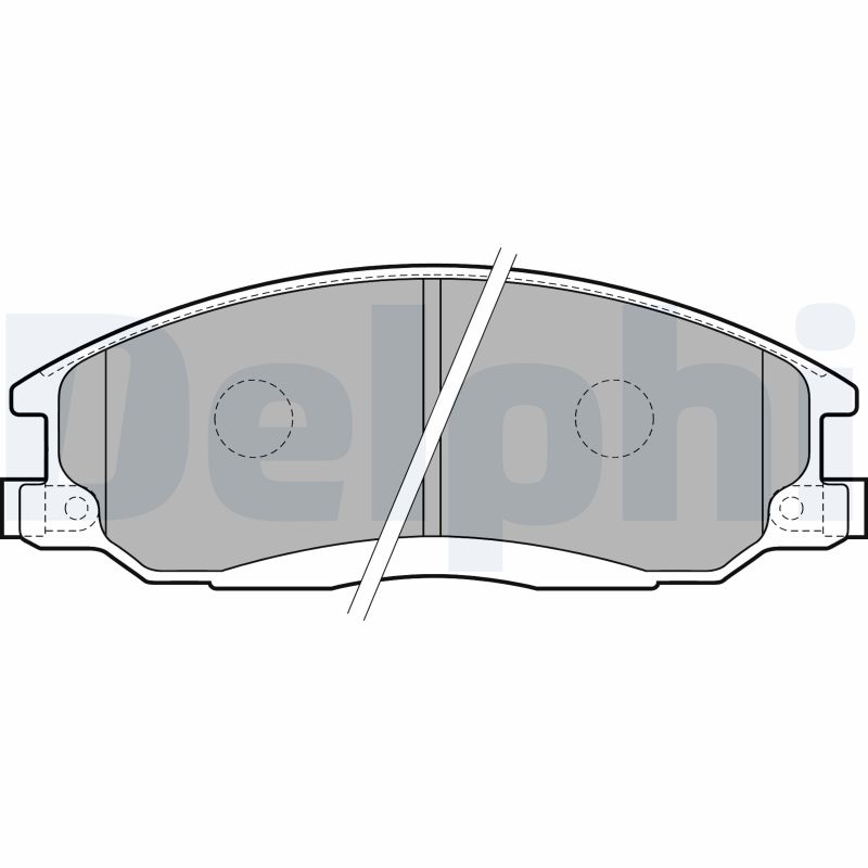 Brake Pad Set, disc brake (Front axle)  Art. LP1743