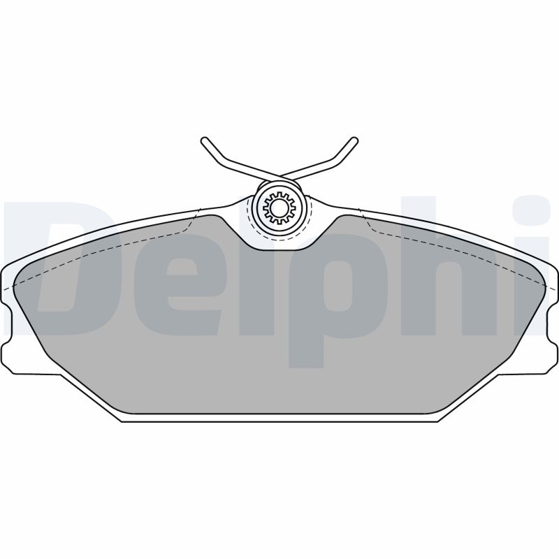 Brake Pad Set, disc brake (Front axle)  Art. LP1744