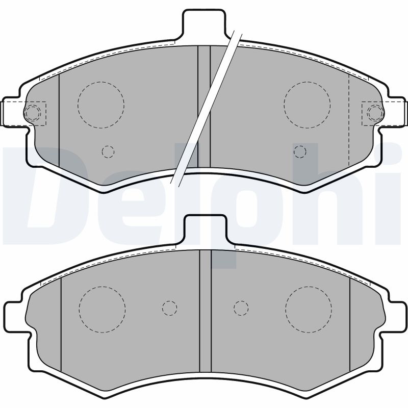 Brake Pad Set, disc brake (Front axle)  Art. LP1788