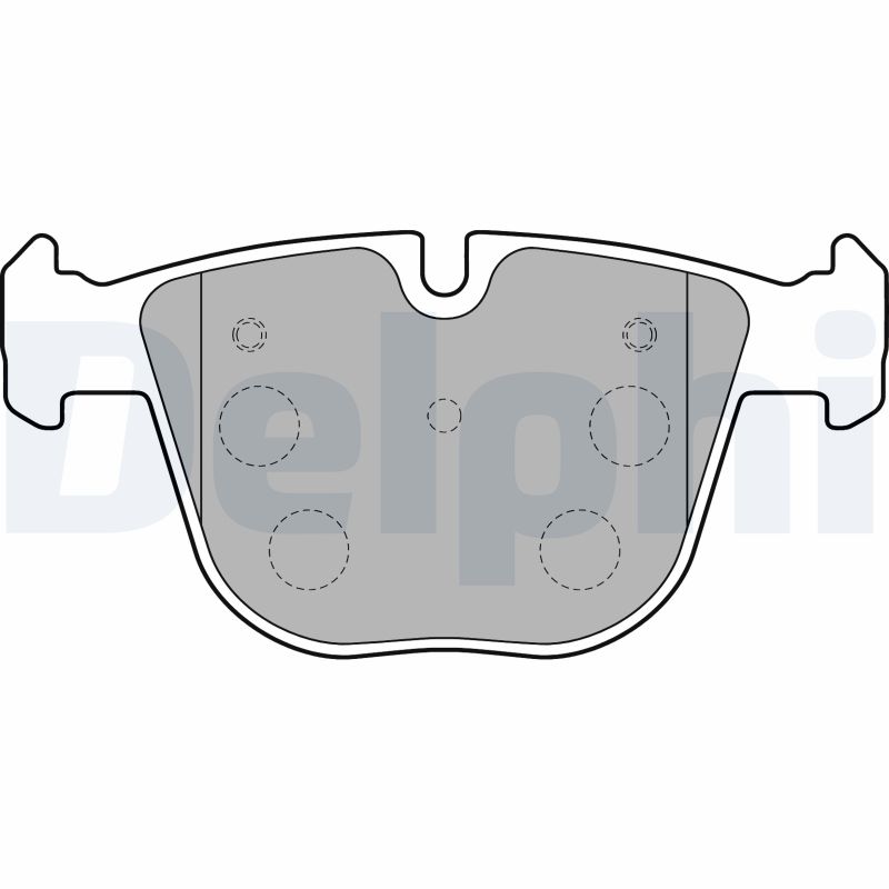 Brake Pad Set, disc brake (Rear axle)  Art. LP1793