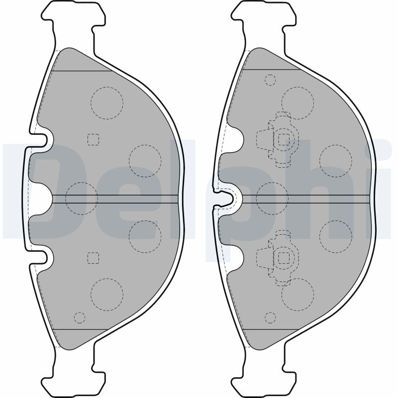 Brake Pad Set, disc brake (Front axle)  Art. LP1798