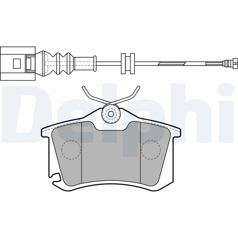 Brake Pad Set, disc brake (Rear axle)  Art. LP1815