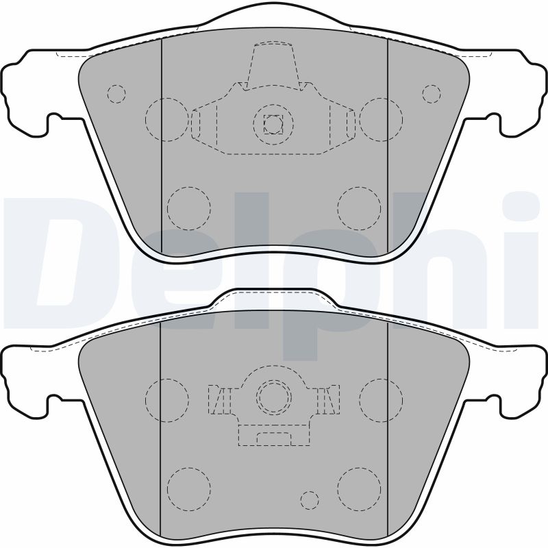 Brake Pad Set, disc brake (Front axle)  Art. LP1821