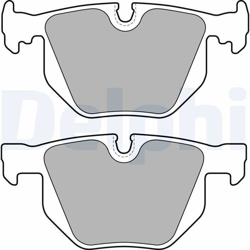 Brake Pad Set, disc brake (Rear axle)  Art. LP1834