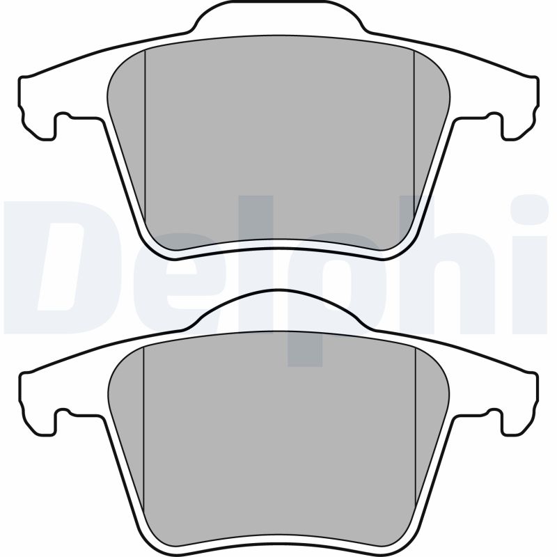 Brake Pad Set, disc brake (Front axle)  Art. LP1835