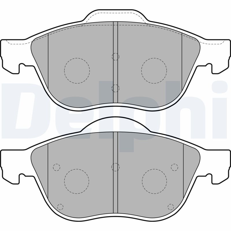 Brake Pad Set, disc brake (Front axle)  Art. LP1844