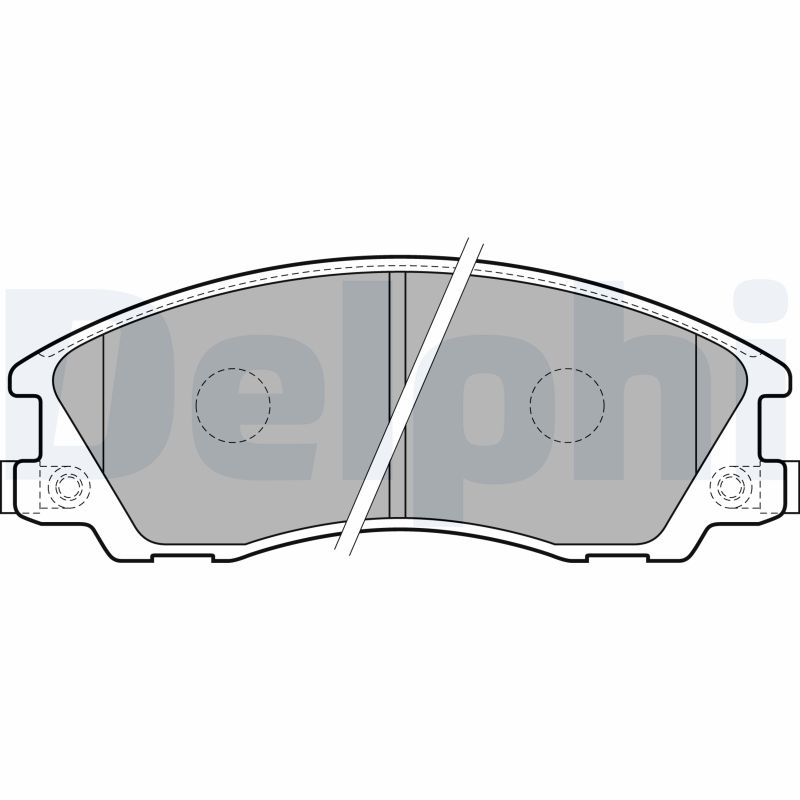 Brake Pad Set, disc brake (Front axle)  Art. LP1853