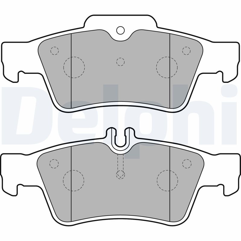 Brake Pad Set, disc brake (Rear axle)  Art. LP1868