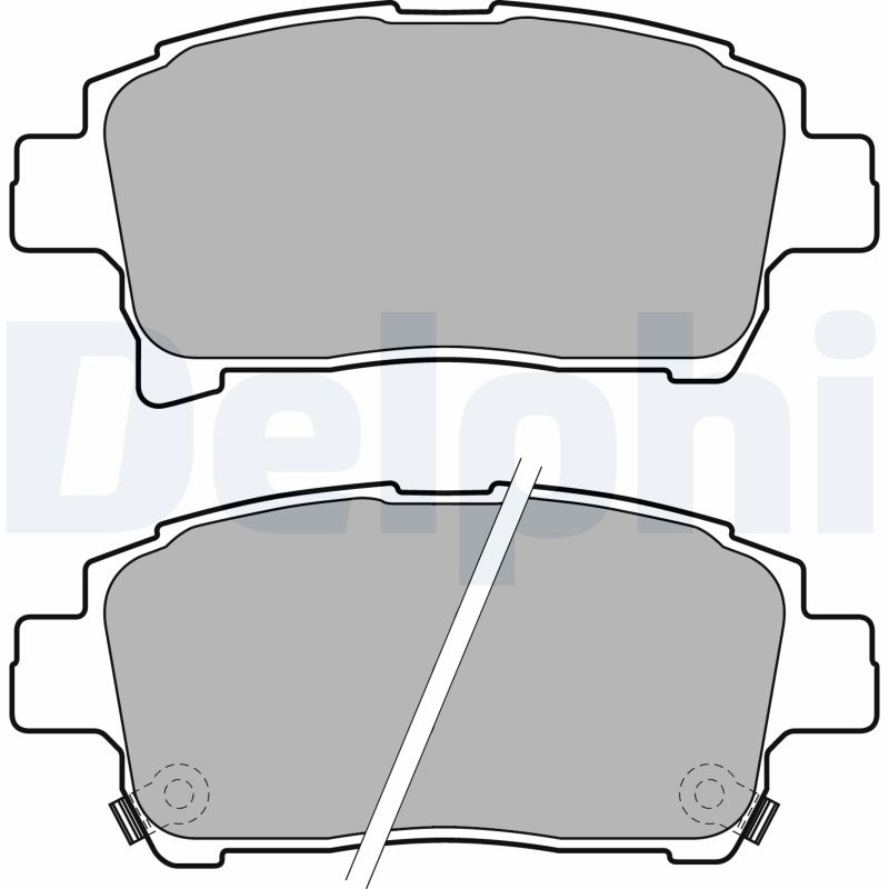 Brake Pad Set, disc brake (Front axle)  Art. LP1896