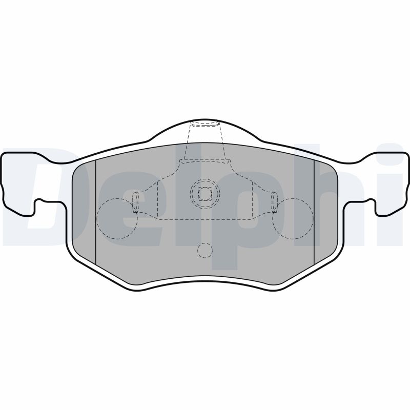 Brake Pad Set, disc brake (Front axle)  Art. LP1900