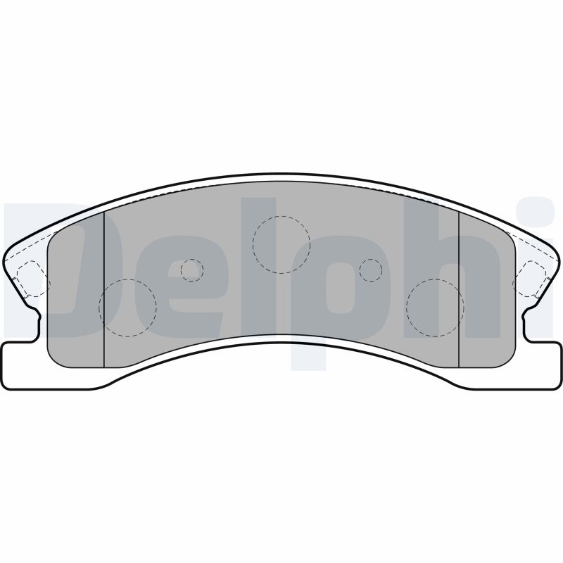 Brake Pad Set, disc brake (Front axle)  Art. LP1906