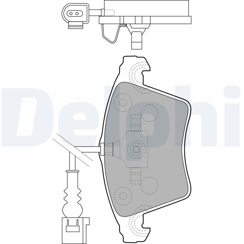 Brake Pad Set, disc brake (Front axle)  Art. LP1913