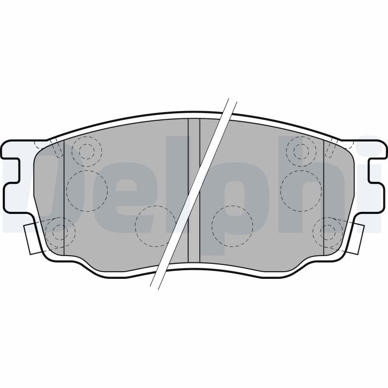 Brake Pad Set, disc brake (Front axle)  Art. LP1916