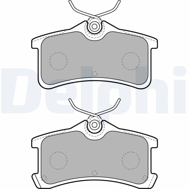 Brake Pad Set, disc brake (Rear axle)  Art. LP1917