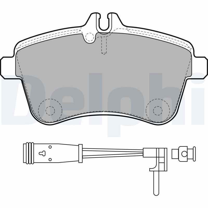 Brake Pad Set, disc brake (Front axle)  Art. LP1938