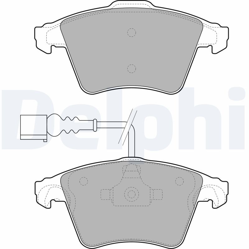 Brake Pad Set, disc brake (Front axle)  Art. LP1950