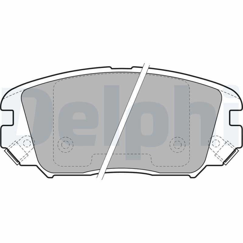 Brake Pad Set, disc brake (Front axle)  Art. LP1974