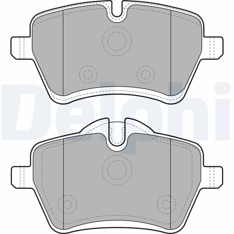 Brake Pad Set, disc brake (Front axle)  Art. LP1985