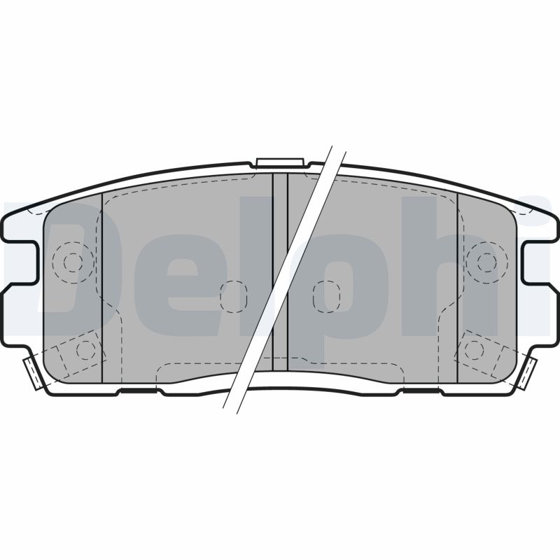 Brake Pad Set, disc brake (Rear axle)  Art. LP1988