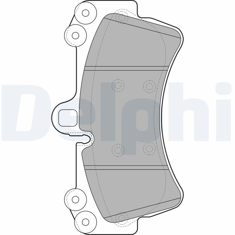 Brake Pad Set, disc brake (Front axle)  Art. LP1997