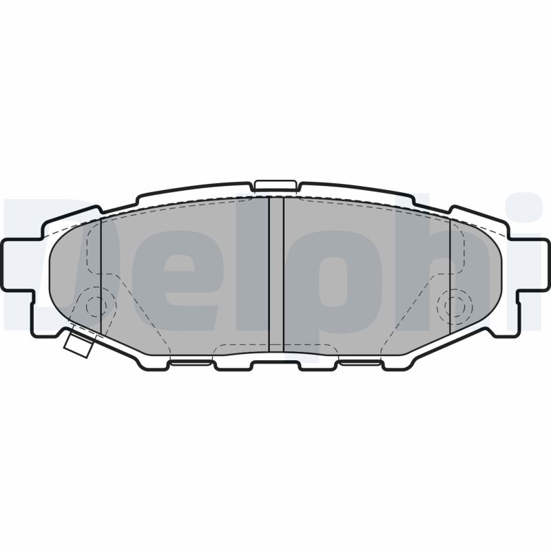 Brake Pad Set, disc brake (Rear axle)  Art. LP1999