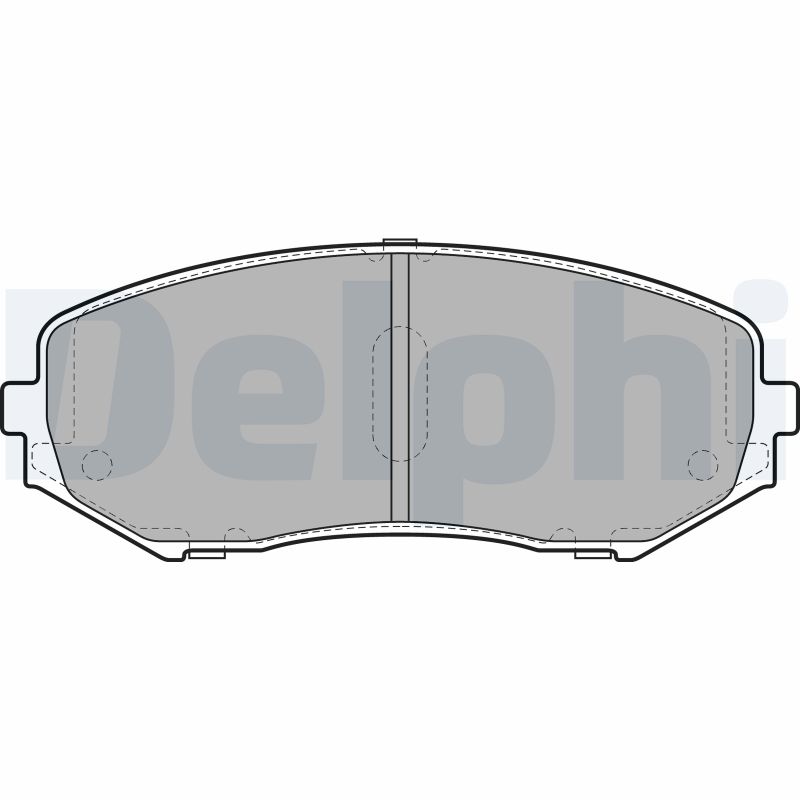 Brake Pad Set, disc brake (Front axle)  Art. LP2001