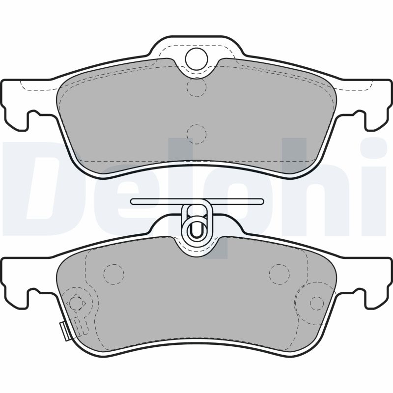 Brake Pad Set, disc brake (Rear axle)  Art. LP2007