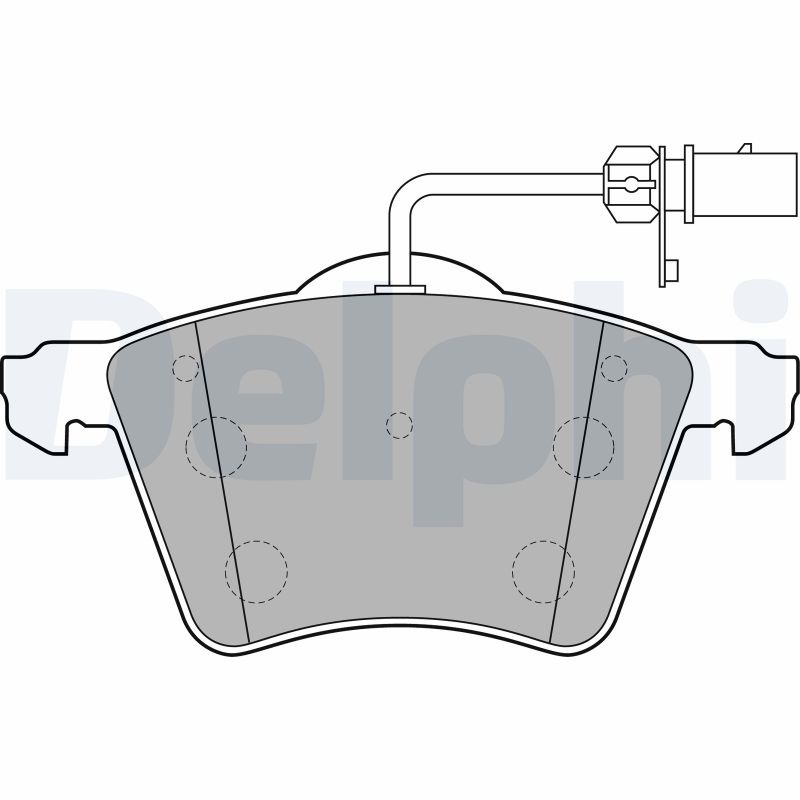 Brake Pad Set, disc brake (Front axle)  Art. LP2021