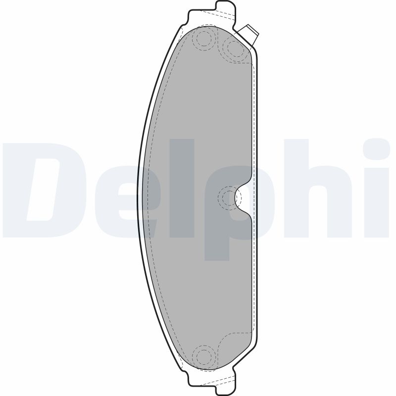 Brake Pad Set, disc brake (Front axle)  Art. LP2033