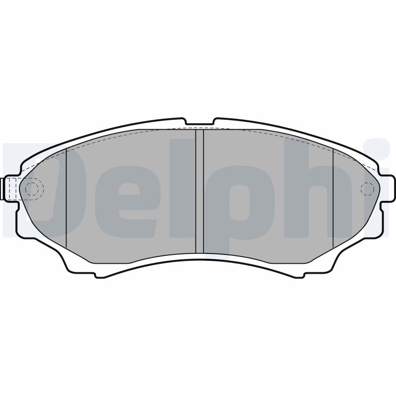 Brake Pad Set, disc brake (Front axle)  Art. LP2036