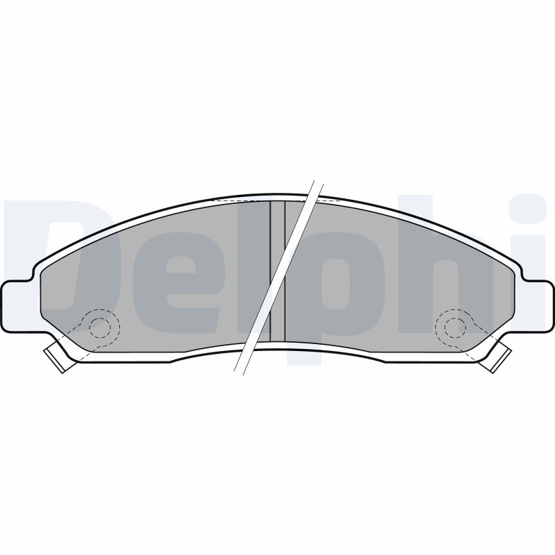 Brake Pad Set, disc brake (Front axle)  Art. LP2037