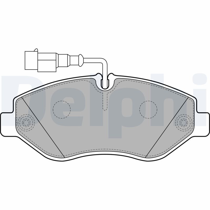 Brake Pad Set, disc brake (Front axle)  Art. LP2043