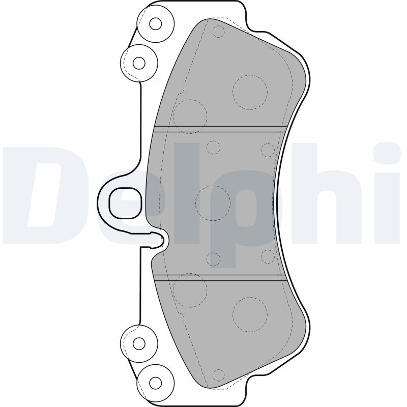 Brake Pad Set, disc brake (Front axle)  Art. LP2057