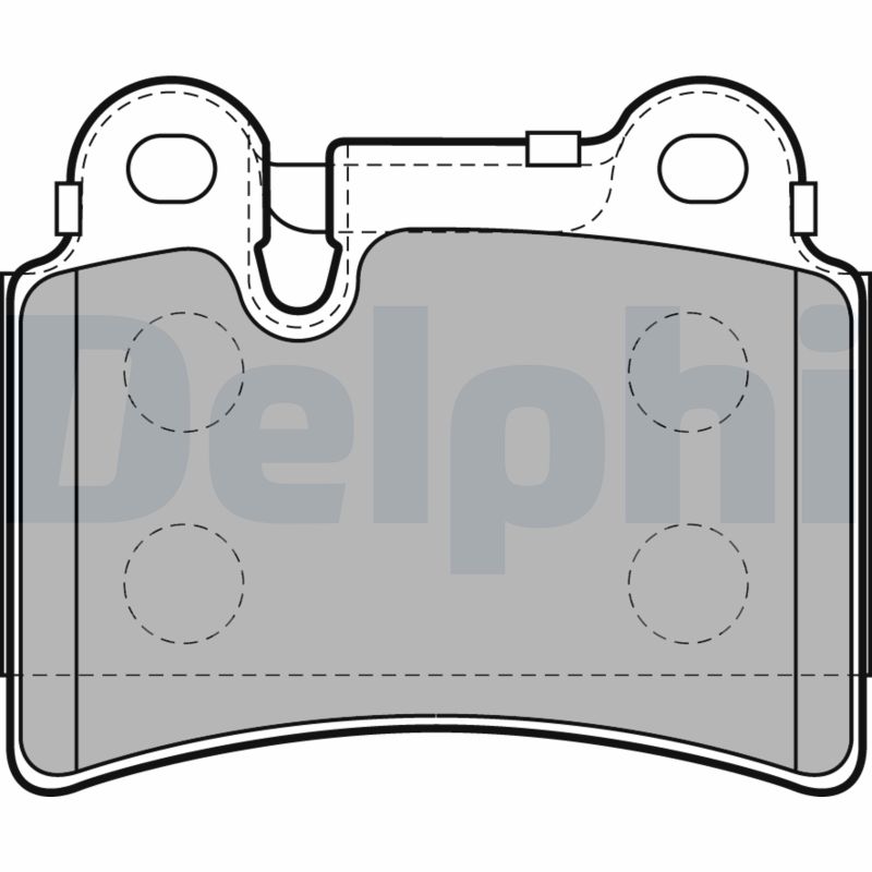 Brake Pad Set, disc brake (Rear axle)  Art. LP2061