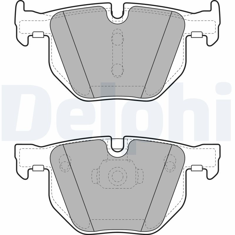 Brake Pad Set, disc brake (Rear axle)  Art. LP2068