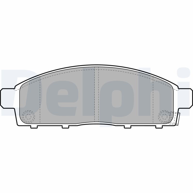 Brake Pad Set, disc brake (Front axle)  Art. LP2074