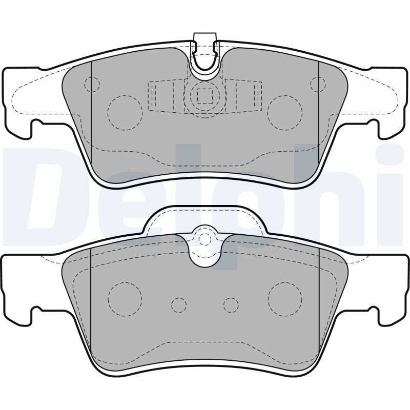 Brake Pad Set, disc brake (Rear axle)  Art. LP2124