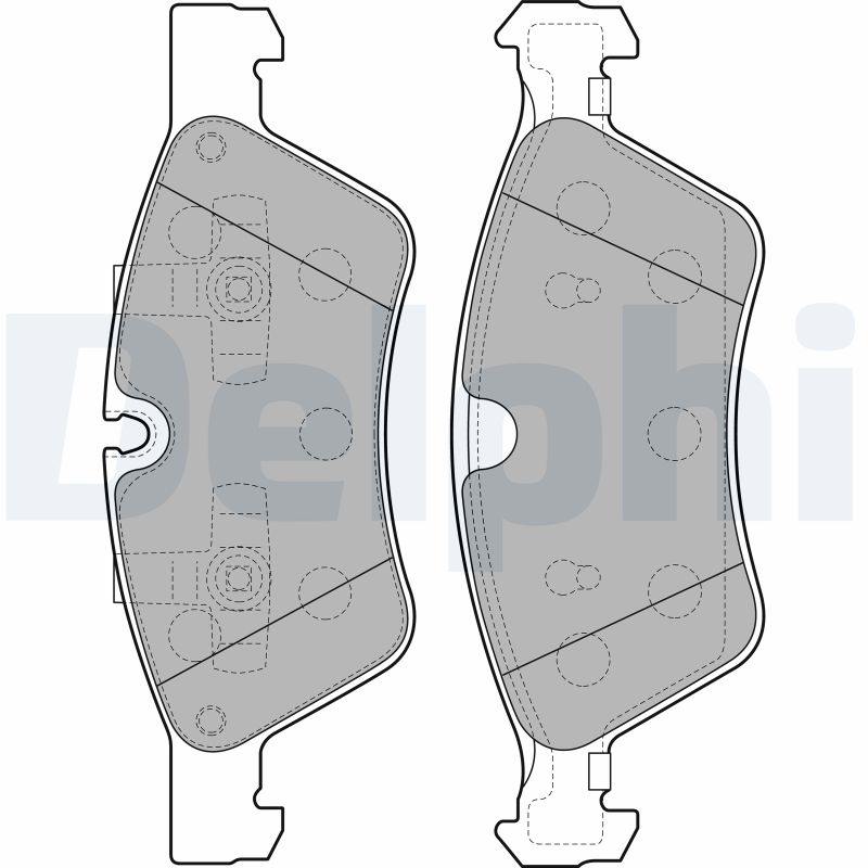 Brake Pad Set, disc brake (Front axle)  Art. LP2125