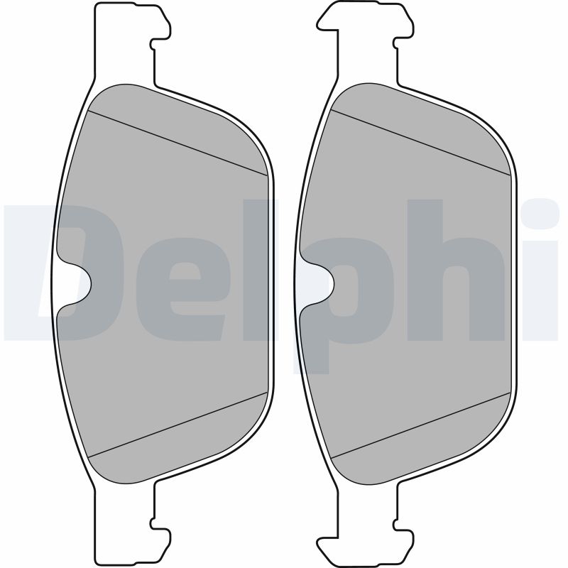 Brake Pad Set, disc brake (Front axle)  Art. LP2140