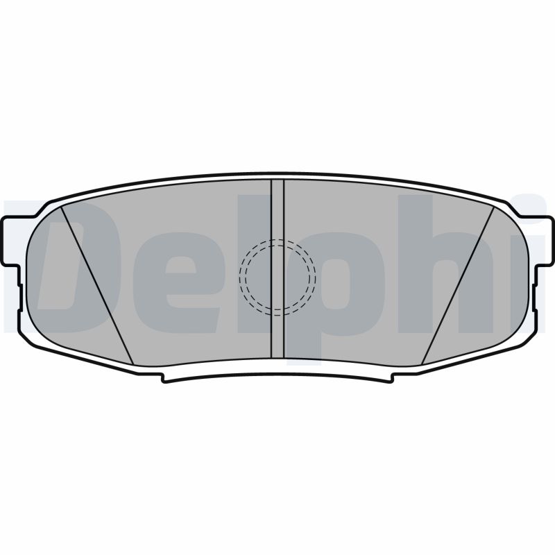 Brake Pad Set, disc brake (Rear axle)  Art. LP2154