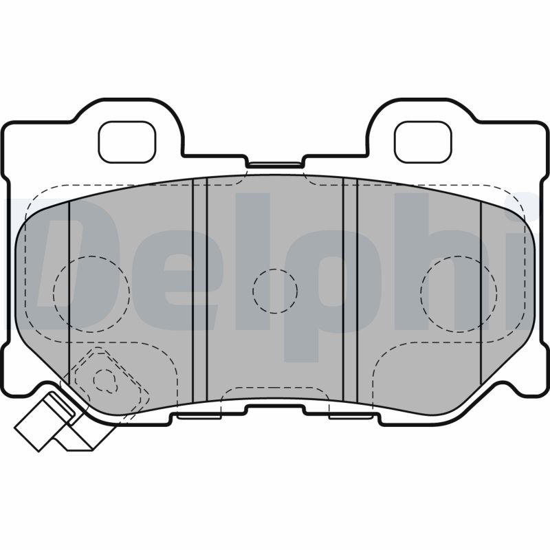 Brake Pad Set, disc brake (Rear axle)  Art. LP2157