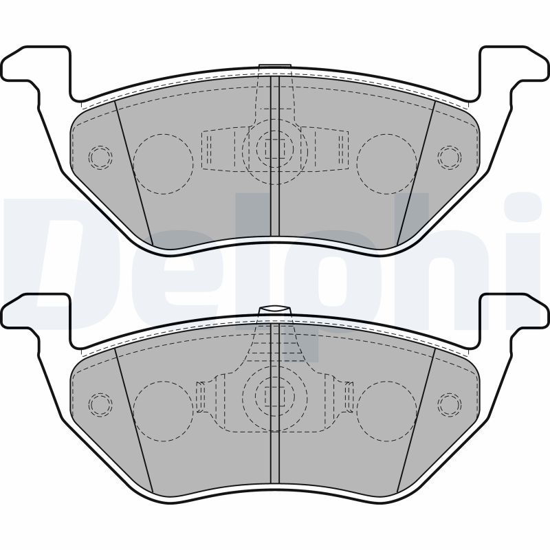 Brake Pad Set, disc brake (Rear axle)  Art. LP2158