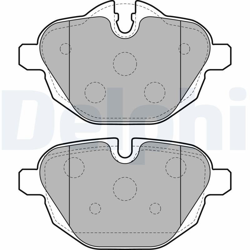 Brake Pad Set, disc brake (Rear axle)  Art. LP2162