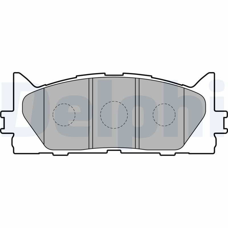 Brake Pad Set, disc brake (Front axle)  Art. LP2169